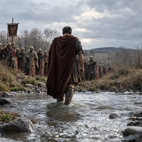 Cover of Julius Caesar and the River He Could Not Uncross