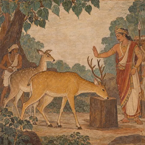 Cover of The Banyan Deer Jataka